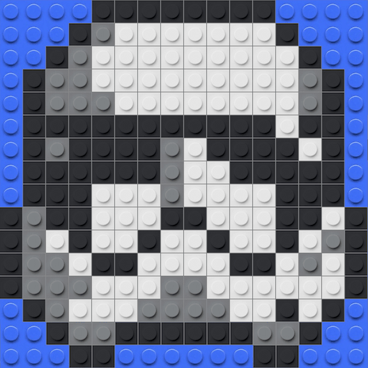 Mosa&iuml;que briques LEGO Stormtroopers - Star Wars